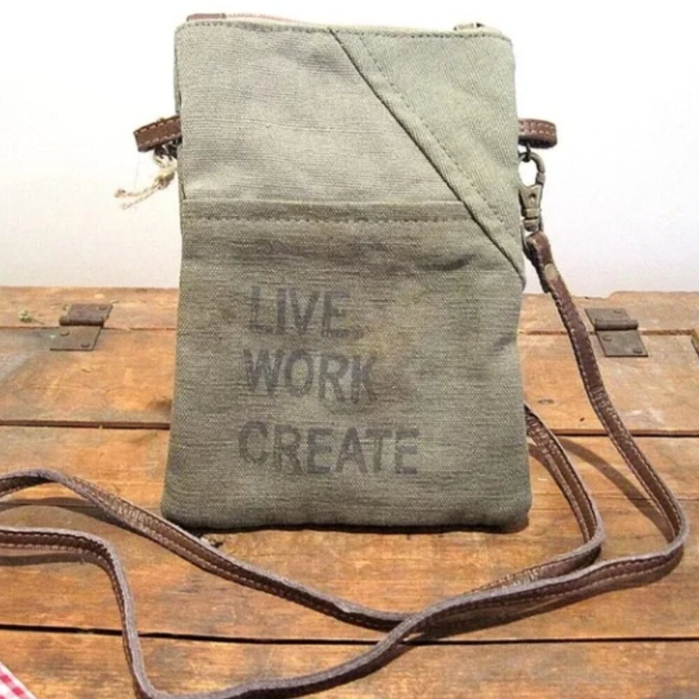 Mona B Canvas Crossbody Bag Live Work Create.